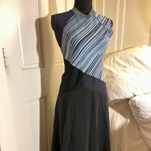 athleisure gorpcore black & navy sportmax dress (very proenza schoeler!)